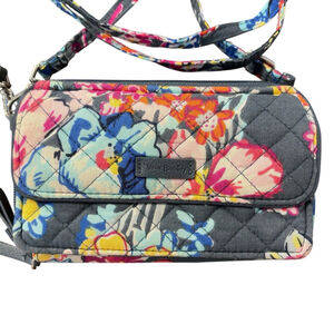 Vera Bradley Crossbody Purse Signature Deluxe All Together RFID Pretty Posies